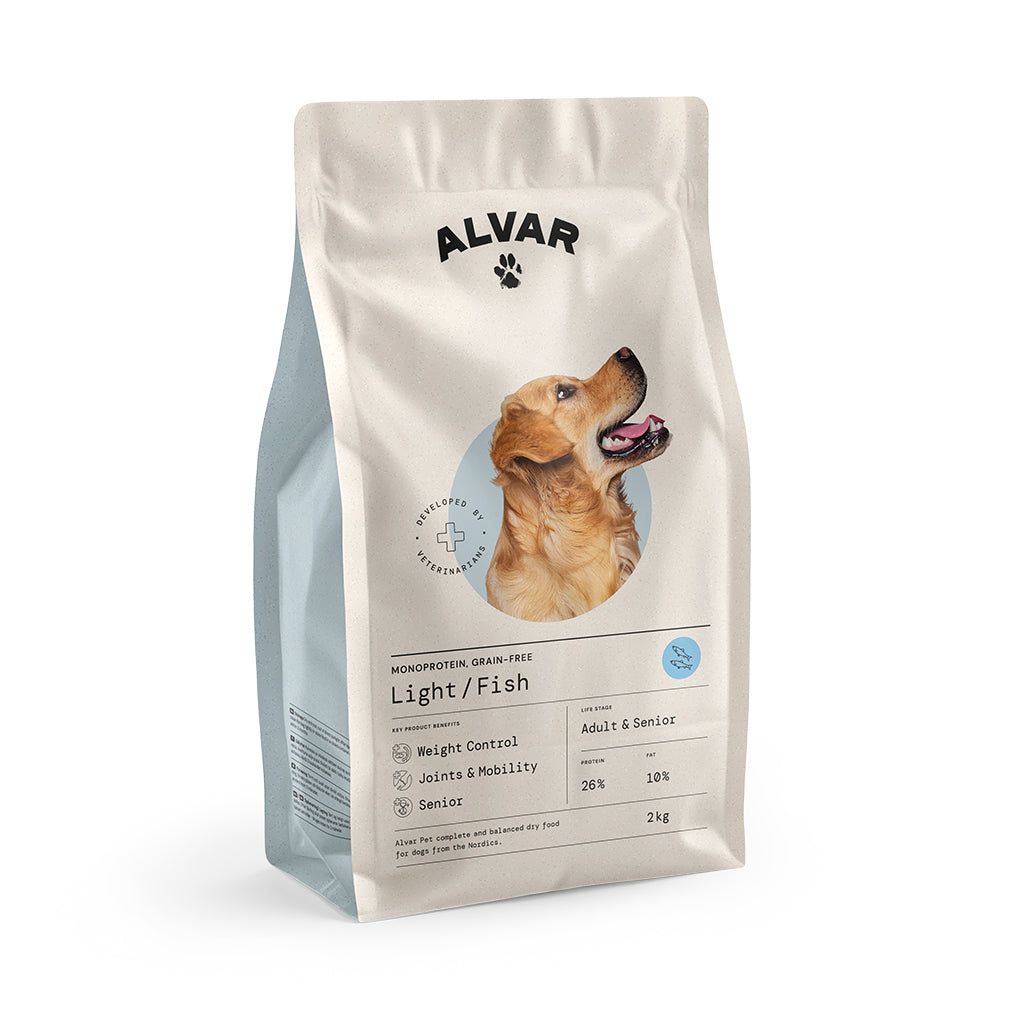 Alvar Pet Light/Fish dry food 3 x 7 kg