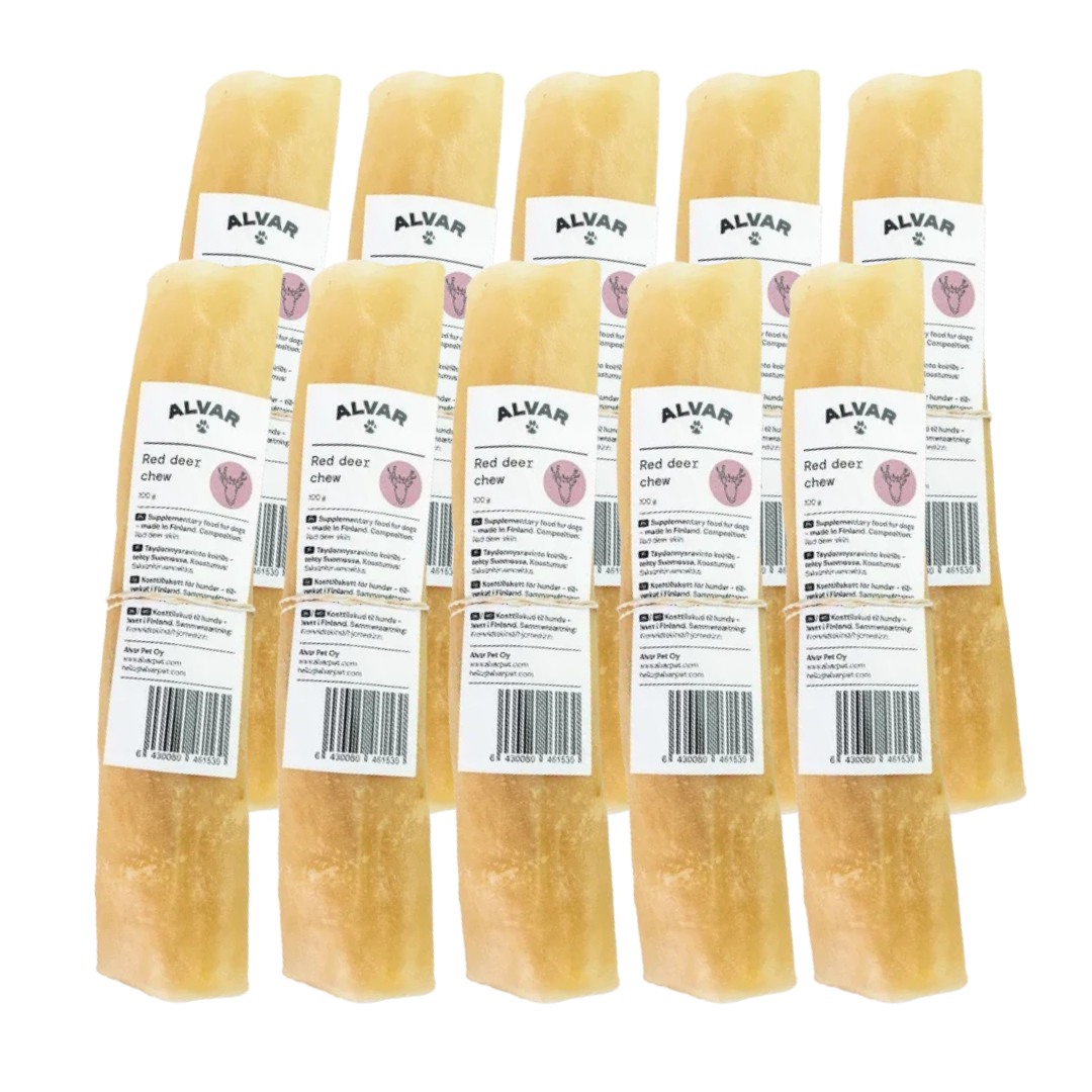 Alvar Pet Red Deer tyggeben 100 g 10 stk