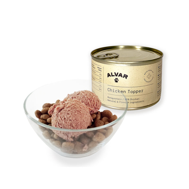 Alvar Pet Chicken Topper Vådfoder
