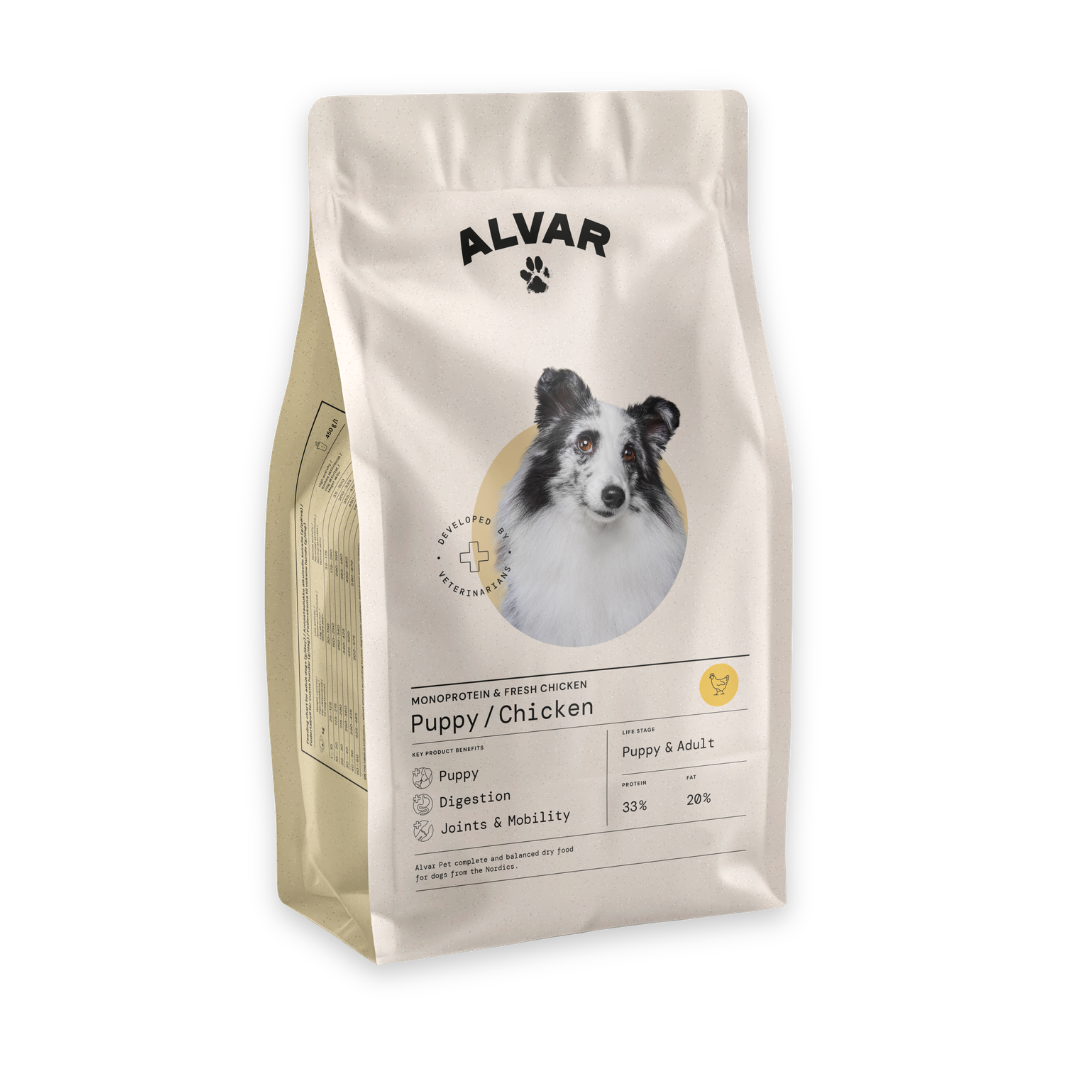 Alvar Pet Puppy/Chicken tørfoder