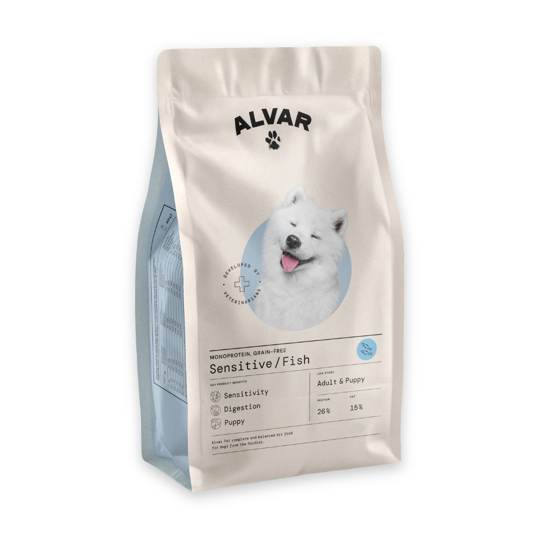 Alvar Pet Sensitive/Fish tørfoder