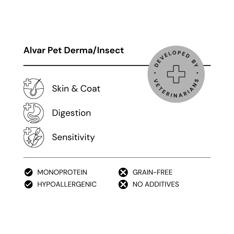 Alvar Pet Derma/Insect dry food