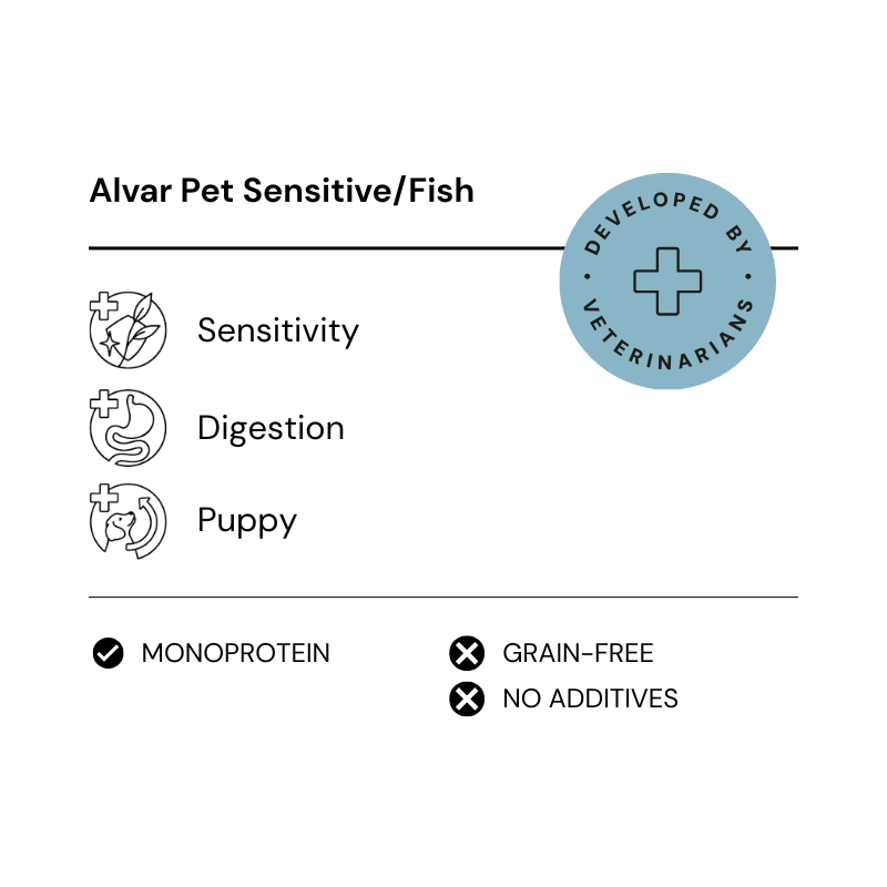 Alvar Pet Sensitive/Fish dry food