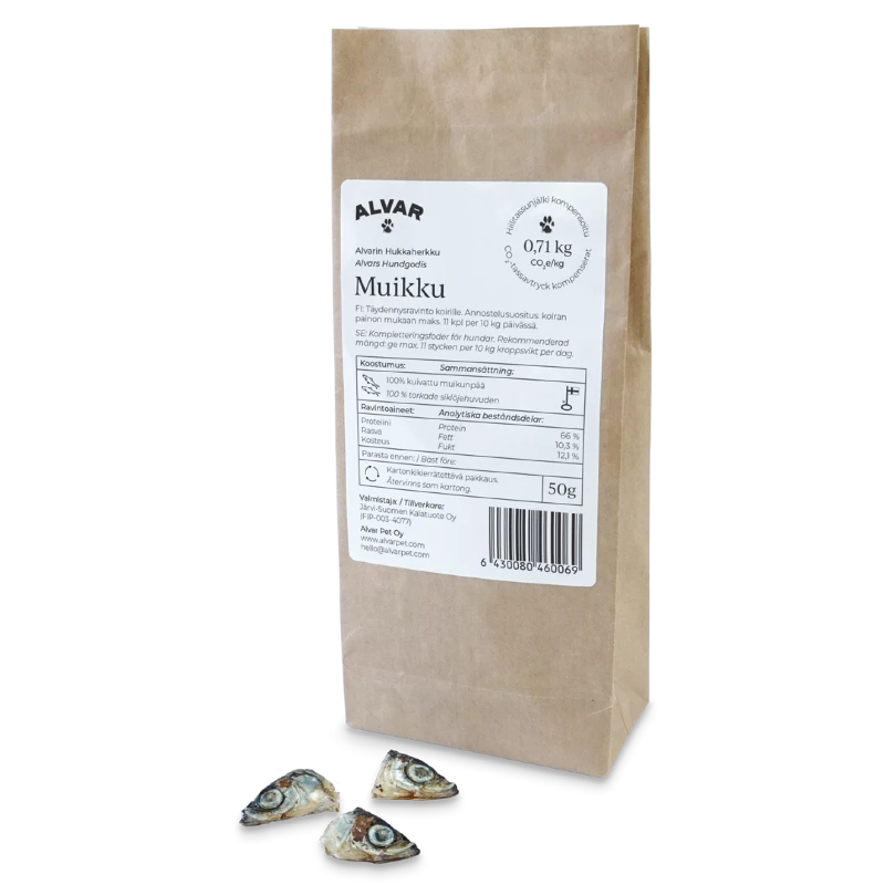 Alvar Pet Hundgodis Torkad Fisk 50 g
