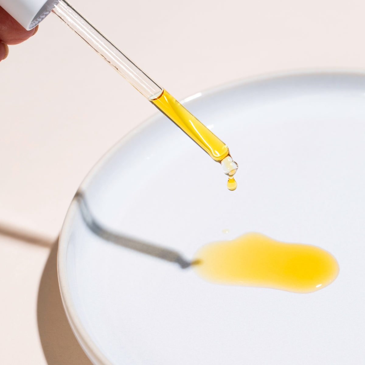 Ingredient closeup of oil