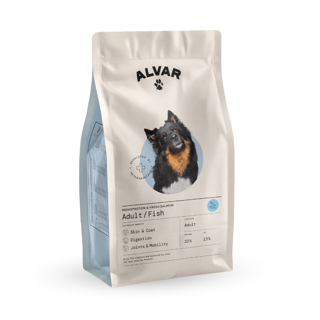 Alvar Pet Adult/Fish monoprotein food for adult dogs