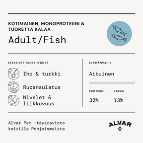 Alvar Pet Adult/Fish dry food