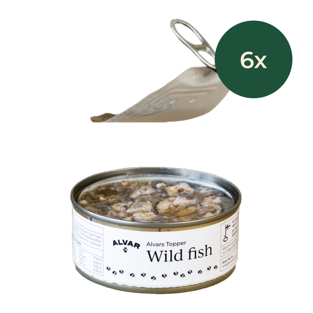 Alvar Pet Wild fish topper 150g, 6-pack