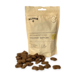 A package of Alvar Pet Chicken Softies with some treats visible in front of the package.