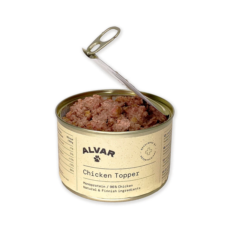 Alvar Pet Chicken Topper Våtfoder 400 g