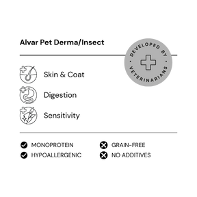 Alvar Pet Derma/Insect dry food