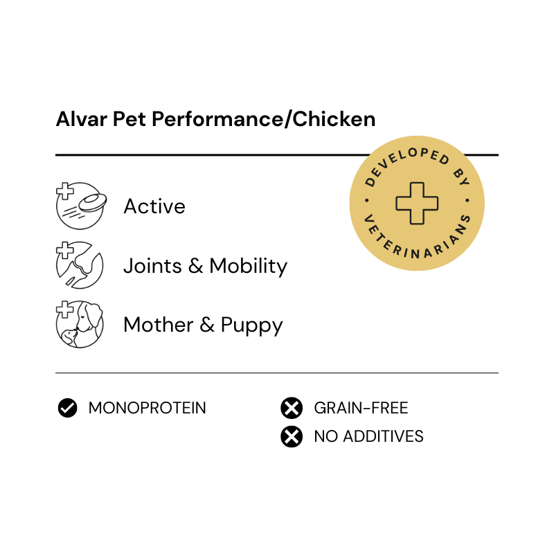 Alvar Pet Performance/Chicken dry food