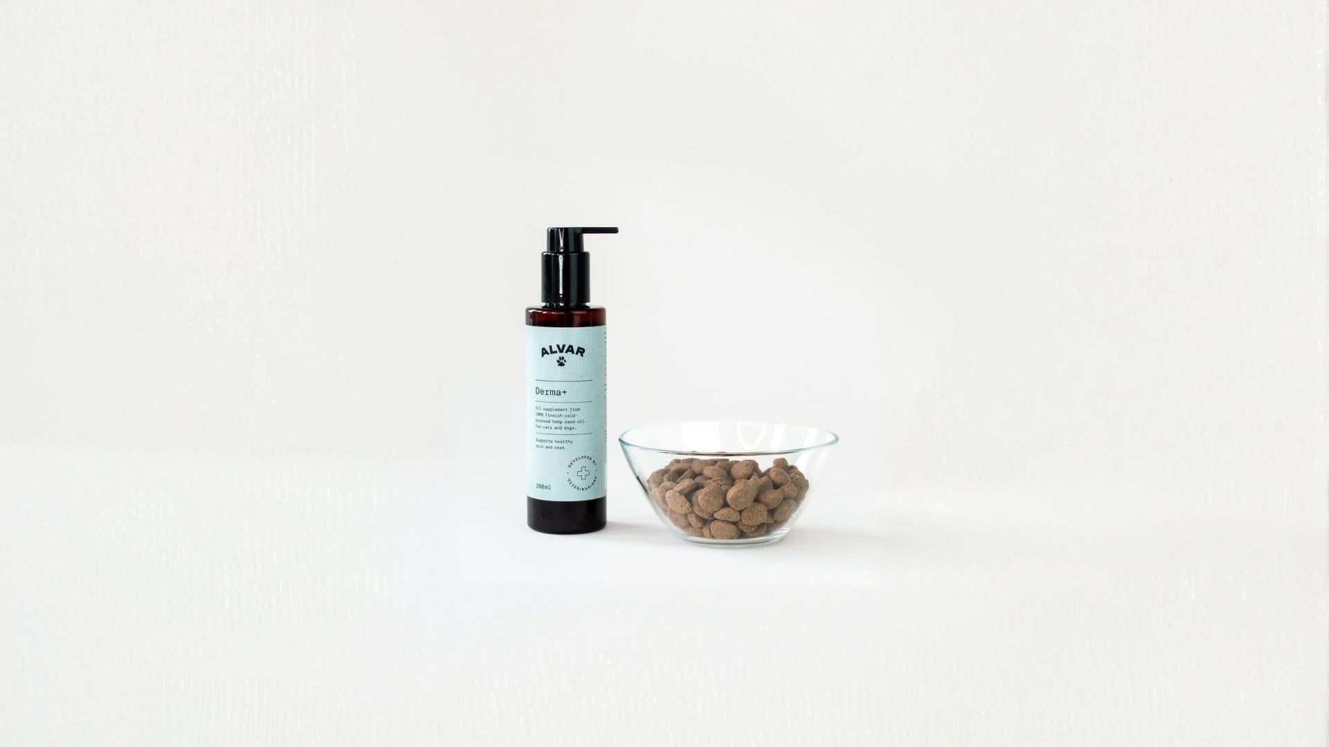Free Derma+ supplement when you buy dry food