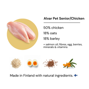 Alvar Pet Senior/Chicken dry food