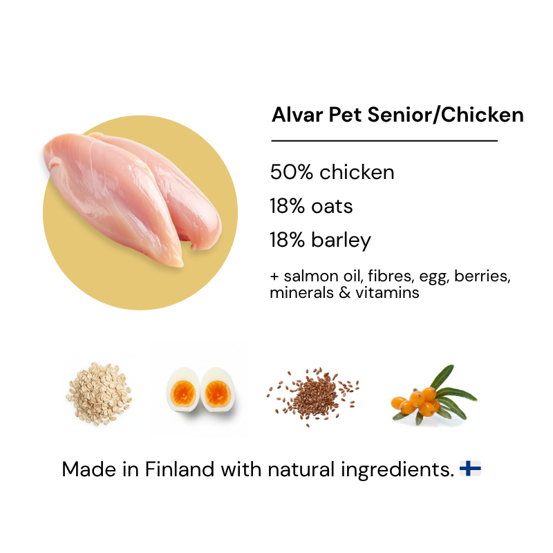 Alvar Pet Senior/Chicken dry food