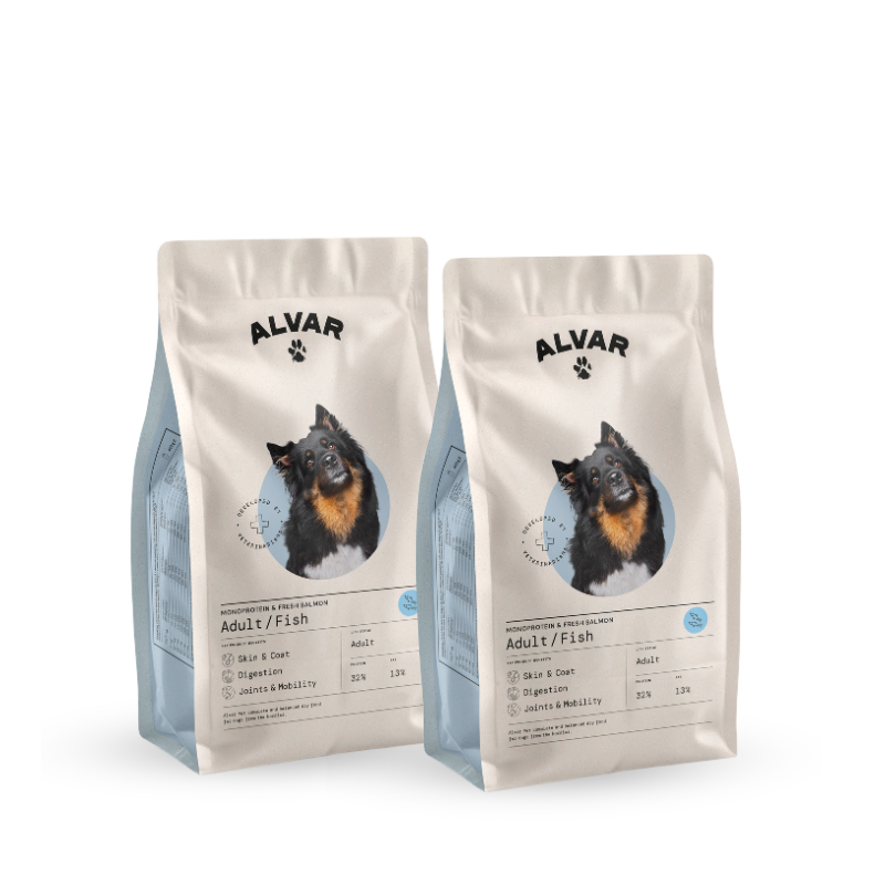 Alvar Pet Adult/Fish dry food 2 x 2 kg