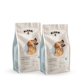 Alvar Pet Light/Fish dry food 2 x 2 kg