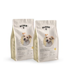Alvar Pet Senior/Chicken dry food 2 x 2 kg