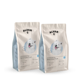 Alvar Pet Sensitive/Fish kuivaruoka 2 x 2 kg