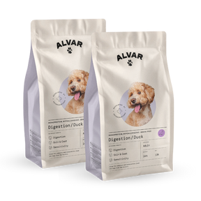 Alvar Pet Digestion/Duck kuivaruoka 2 x 7 kg