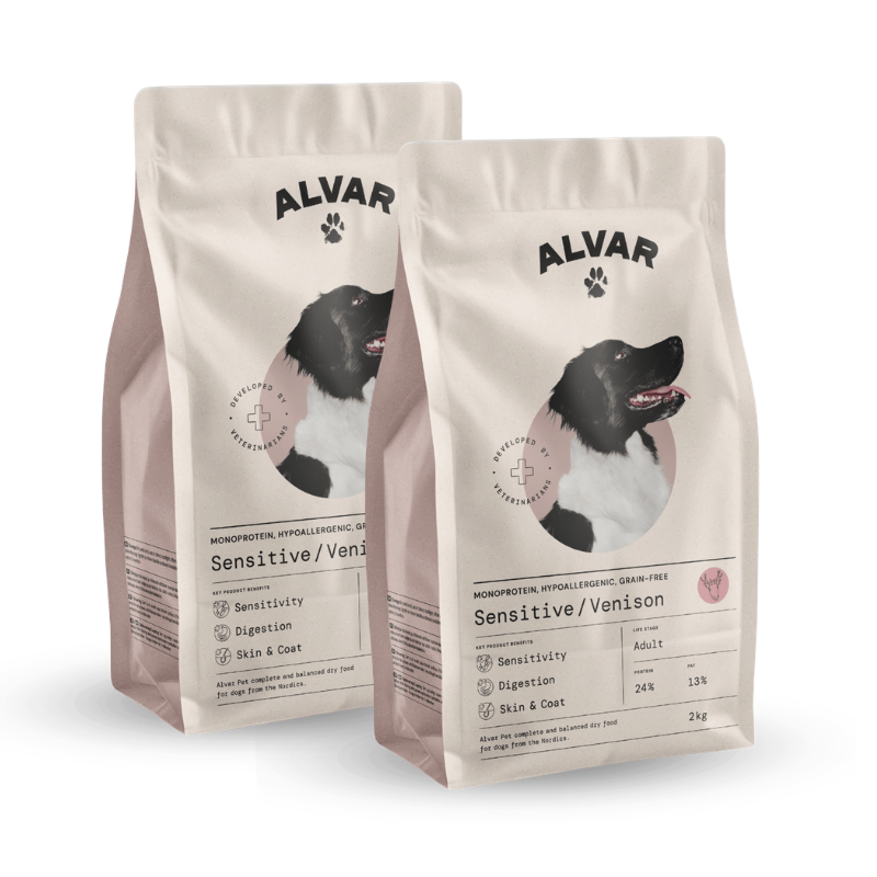 Alvar Pet Sensitive/Venison dry food 2 x 7 kg