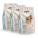Alvar Pet Light/Fish dry food 3 x 7 kg