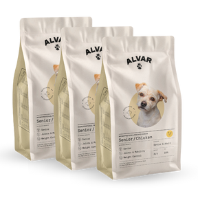 Alvar Pet Senior/Chicken dry food 3 x 7 kg