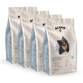 Alvar Pet Adult/Fish dry food 4 x 7 kg