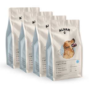 Alvar Pet Light/Fish torrfoder 4 x 7 kg