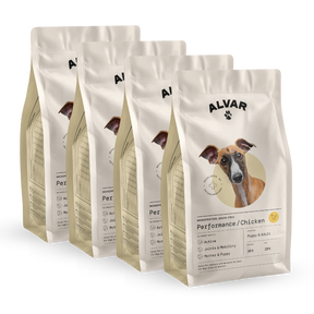 Alvar Pet Performance/Chicken torrfoder 4 x 7 kg