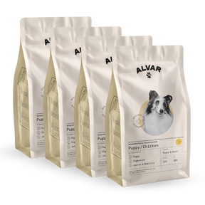 Alvar Pet Puppy/Chicken dry food 4 x 7 kg